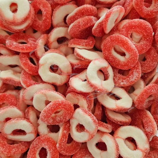 Sour Strawberry Rings