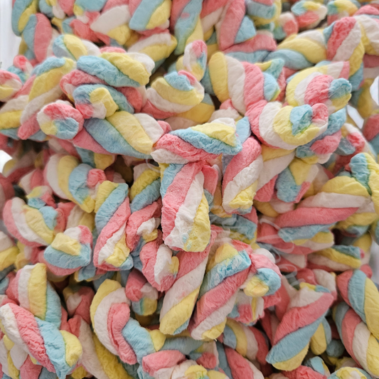 Marshmallow Rainbow Twists