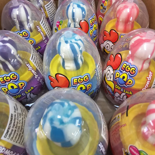 Egg Pop Dip & Lick